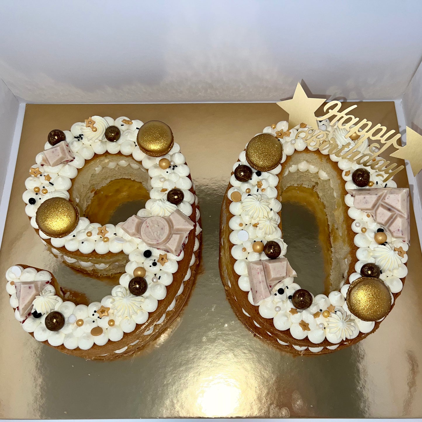 Cijfertaart (2 cijfers) 16-20 personen