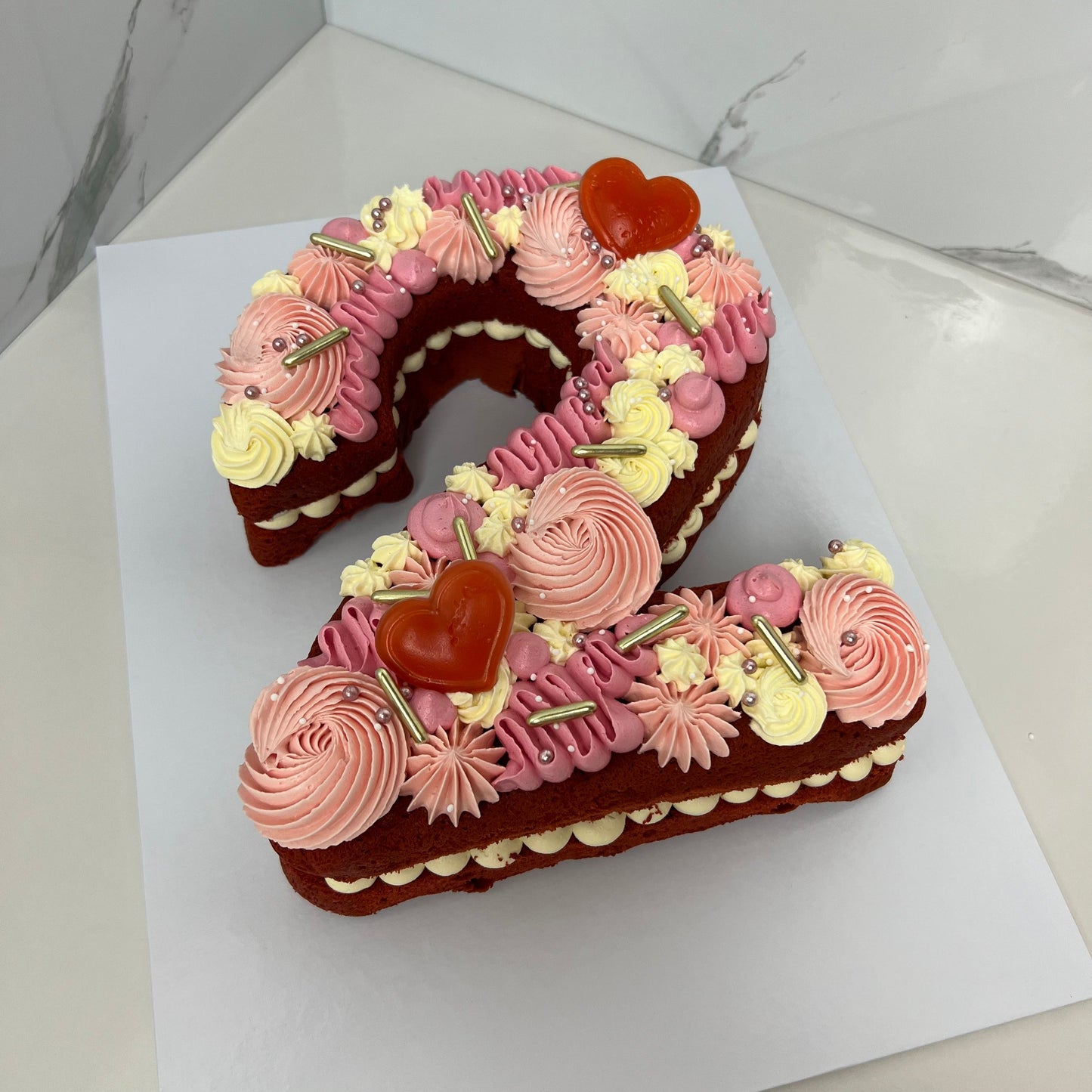 Cijfertaart (2 cijfers) 16-20 personen