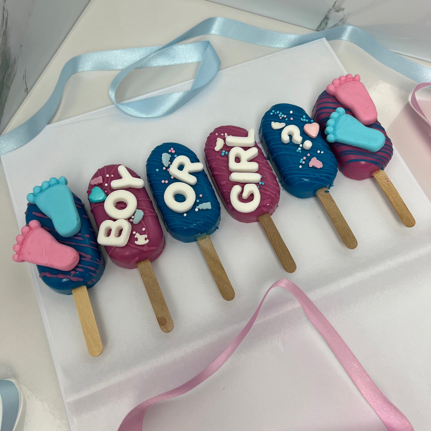 Cakesicles - Gender Reveal