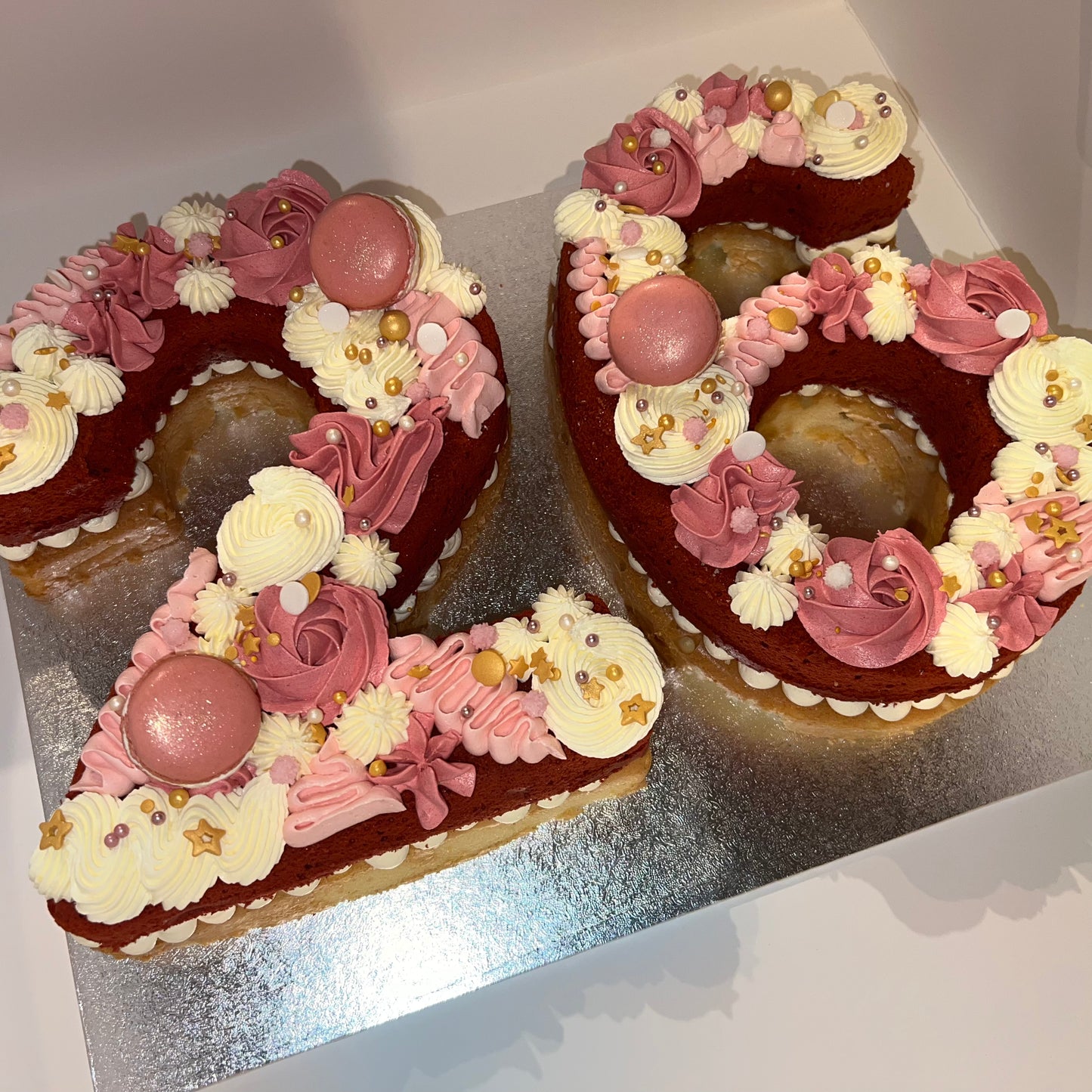 Cijfertaart (2 cijfers) 16-20 personen