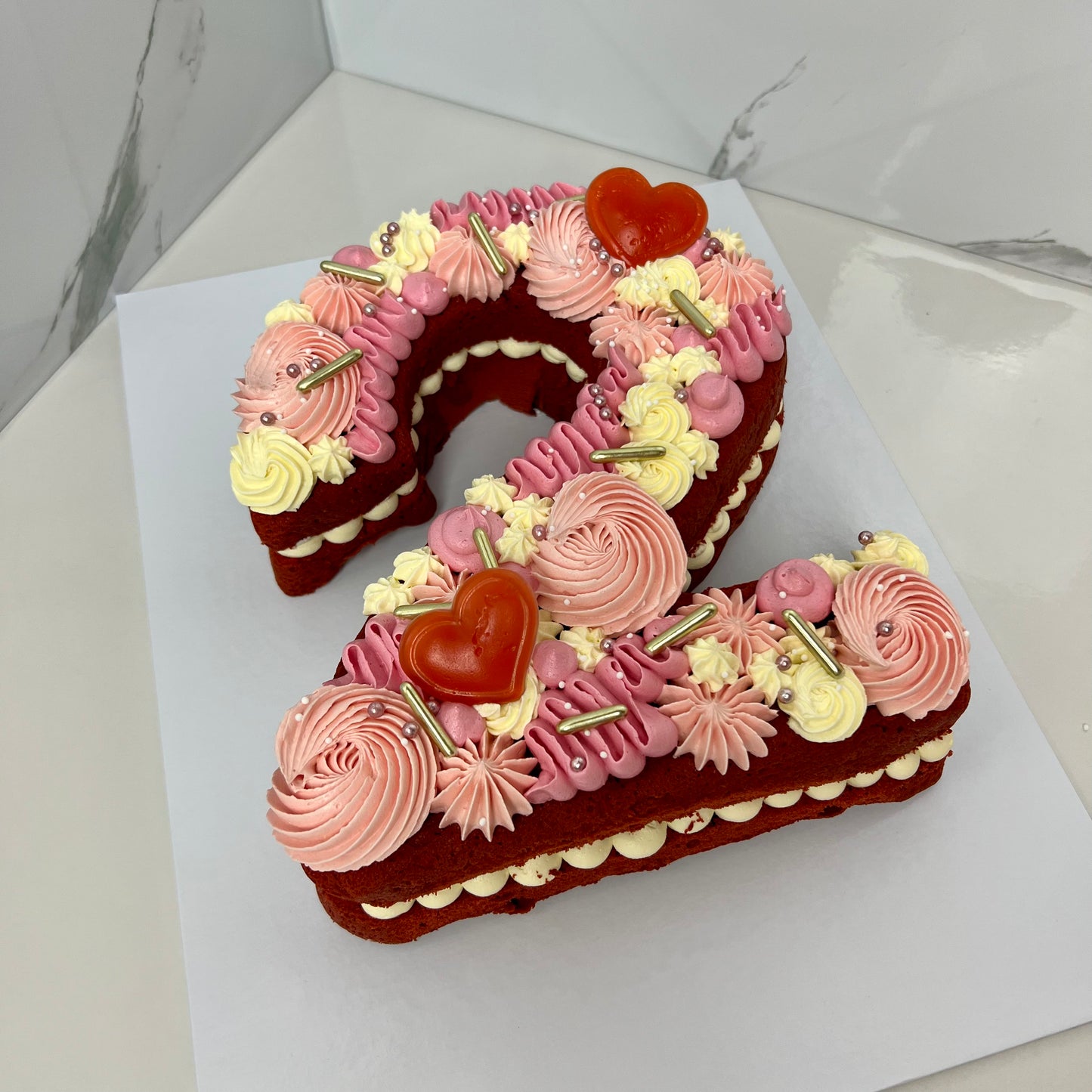 Cijfertaart (1 cijfer) 8-10 personen