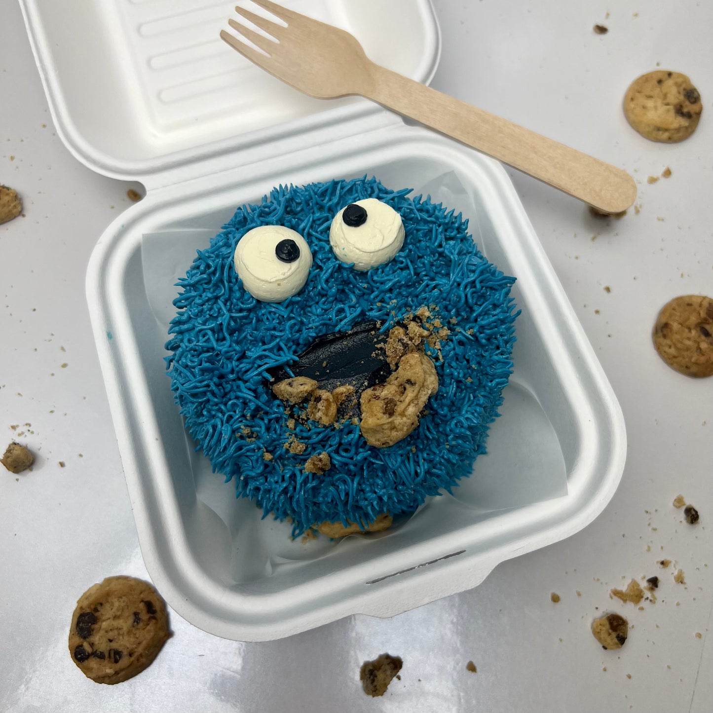Bento Taart Cookie Monster 1-4 personen