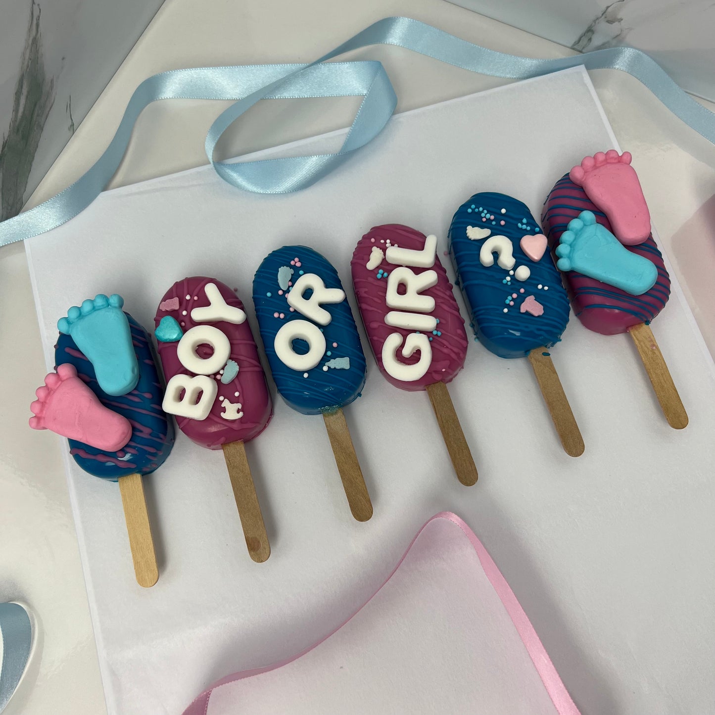 Cakesicles - Gender Reveal