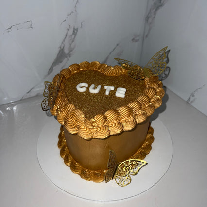 Taart - Vintage Heart 12-16 personen