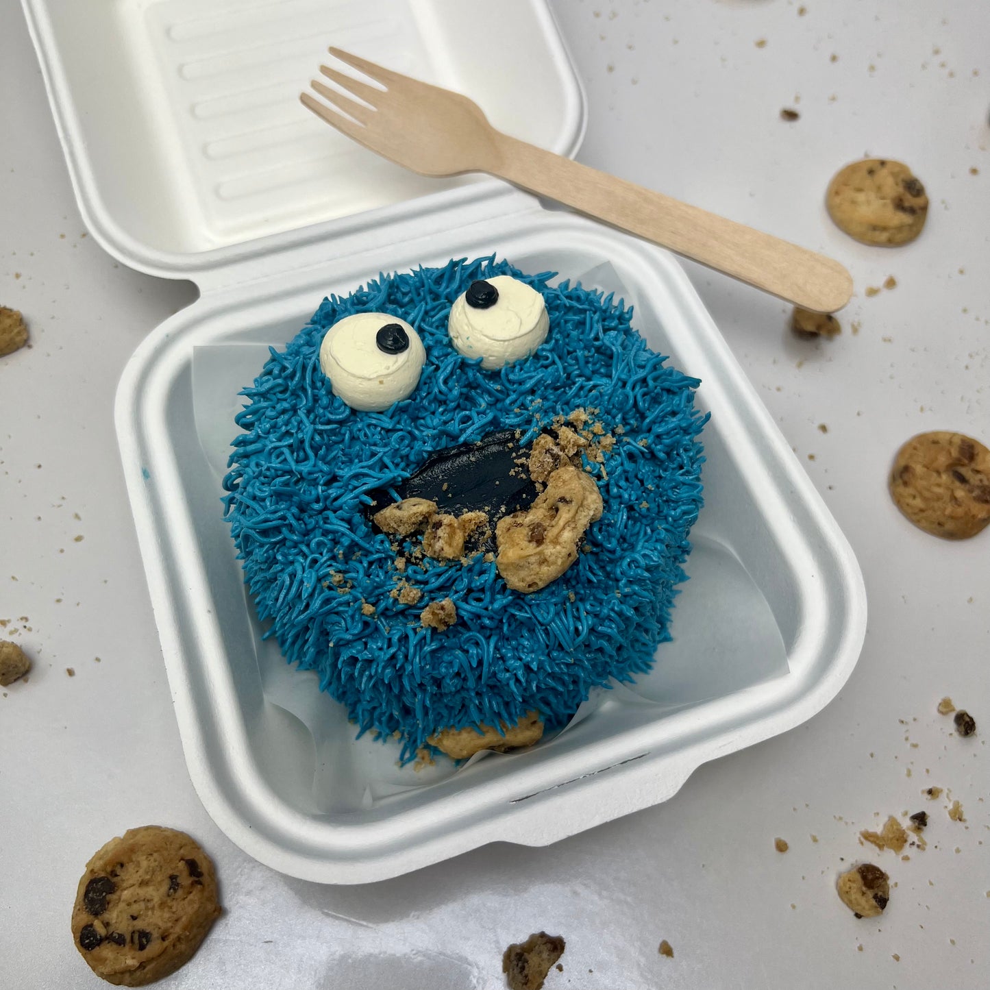 Bento Taart Cookie Monster 1-4 personen